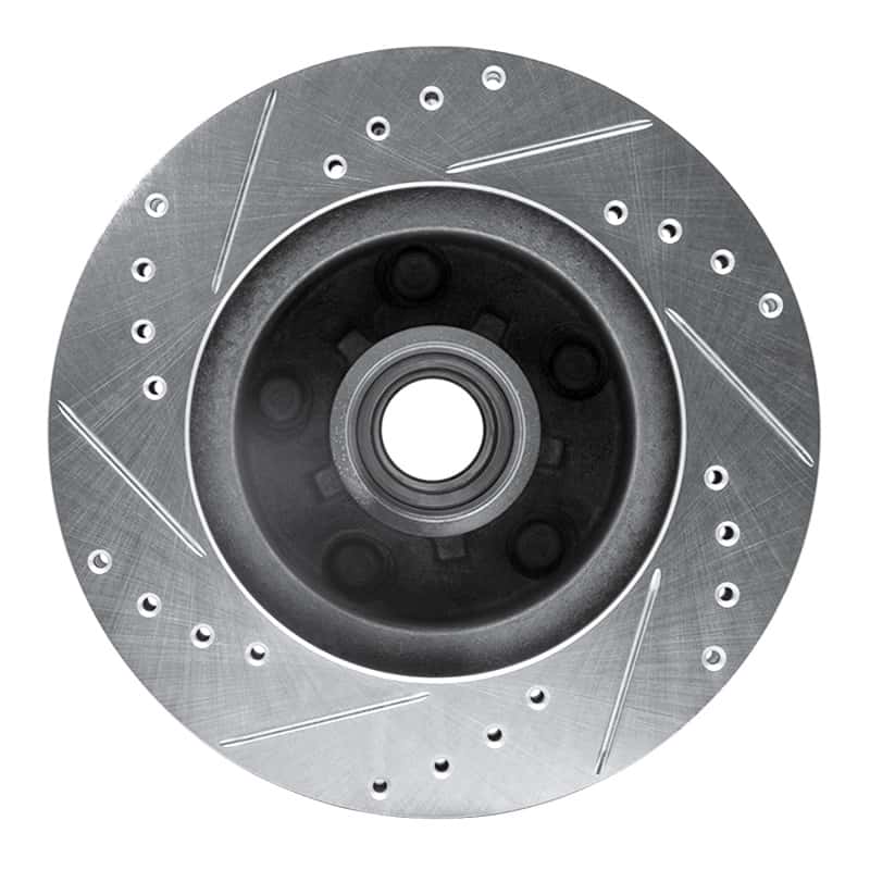 R1 Concepts — R1 1978-1990 Buick Electra Front Right Drilled & Slotted Silver Brake Rotor
R1 Brake Rotor Drill - view 5