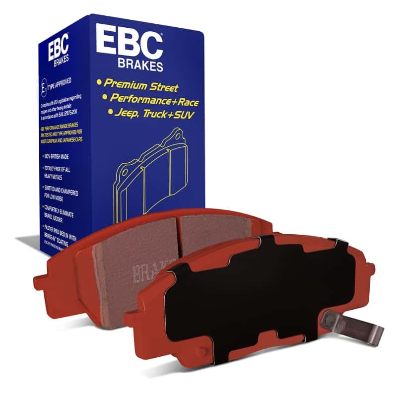 EBC — EBC 07-11 Acura CSX (Canada) 2.0 Type S Redstuff Front Brake Pads
Disc Brake Pad - view 2