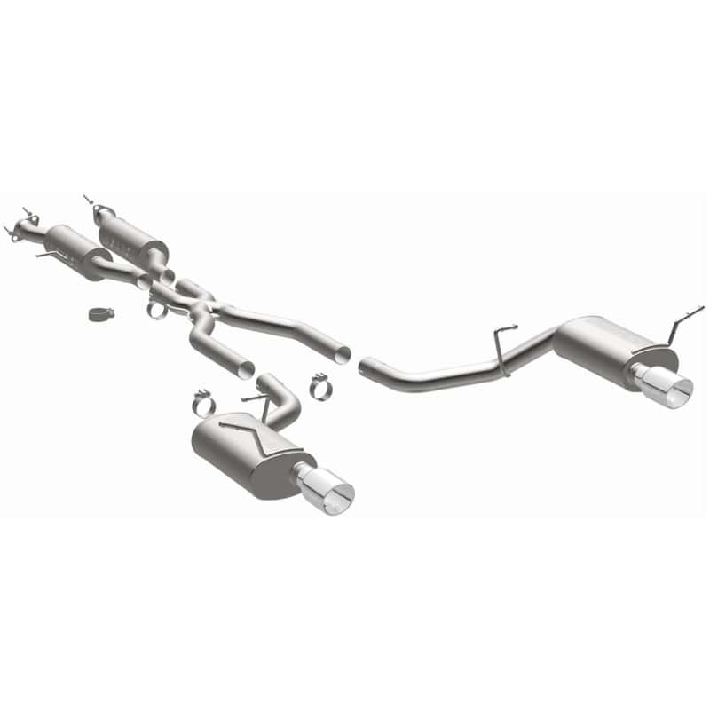Magnaflow — MagnaFlow 11-12 Dodge Durango V8 5.7L Dual Split Rear Exit Stainless Cat Back Performance Exhaust
Cat-Back - view 3