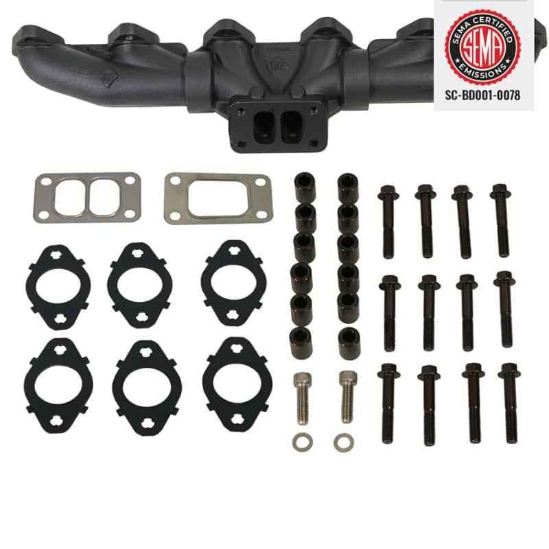 BD Diesel — BD Diesel 98.5-02 Dodge 5.9L 24-Valve Cummins Pulse Exhaust Manifold Kit
EXHAUST MANIFOLD KIT - view 6
