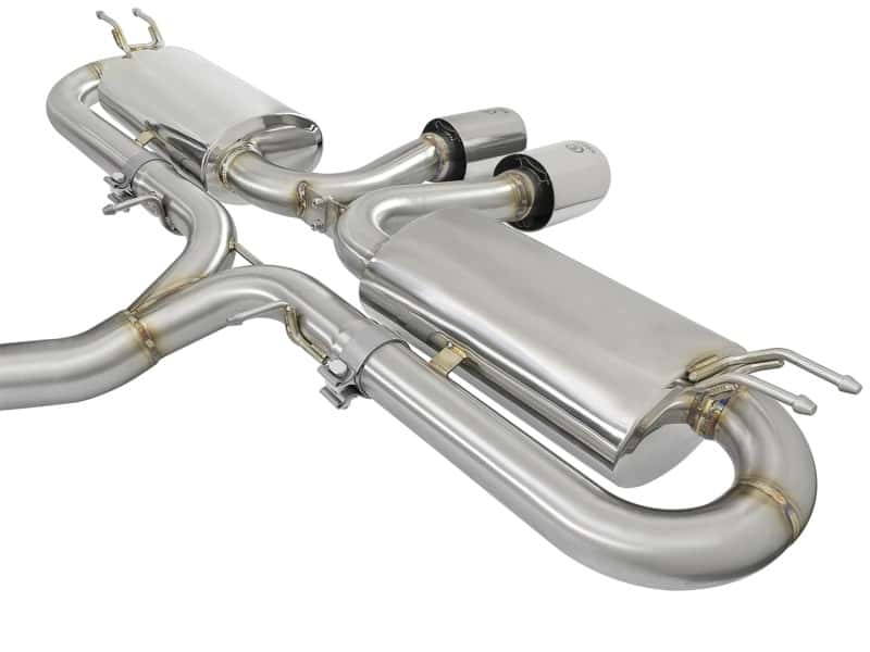 aFe — aFe Takeda 3in 304 SS Cat-Back Exhaust System w/ Polished Tips 2017 Honda Civic Si I4 1.5L (t)
Cat-Back Exhaust - view 3