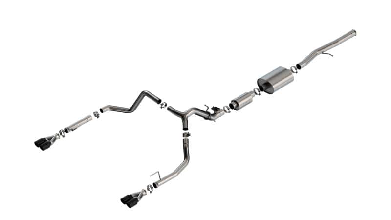 Borla — Borla 2024 Chevy Silverado 1500 6.2L V8 S-Type Catback Exhaust w/ Simulator - Black Chrome
Cat-Back System - view 1