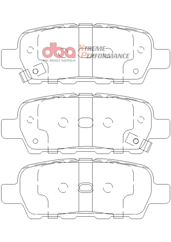 DBA — DBA 07-13 Nissan Sentra XP650 Rear Brake Pads
Brake Pad - view 2
