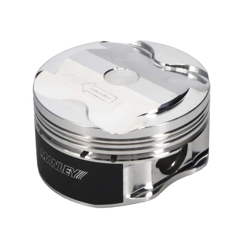 Manley Performance — Manley 2018+ Ford Coyote 5.0L DOHC +1cc Dish 3.662in Bore 11:1 CR Platinum Extreme Duty Piston Set
Piston Set - view 7