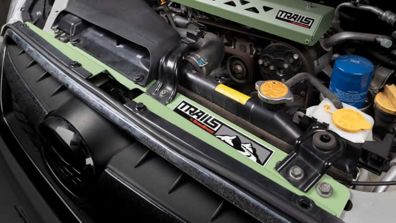 GrimmSpeed — GrimmSpeed 13-17 Subaru Crosstrek TRAILS Radiator Shroud - Green - view 4