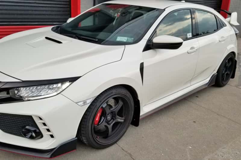 Rally Armor — Rally Armor 17-22 Honda Civic Type R Black UR Mud Flap w/Red Logo
Mud Flap - view 6