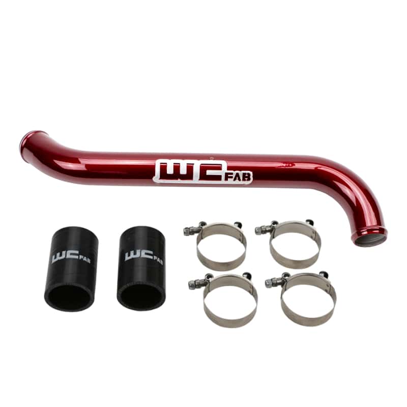 Wehrli — Wehrli 11-16 Chevrolet 6.6L LML Duramax Upper Coolant Pipe - Flat Black
Clnt pipe 11-16 FB - view 2