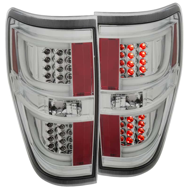 ANZO — ANZO 2009-2013 Ford F-150 LED Taillights Chrome
TailLightSet - view 2