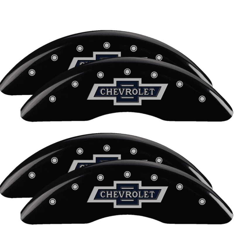 MGP — MGP 4 Caliper Covers Engraved F & R 100th Anniv Black Finish Silver Char 2019 Chevy Silverado 3500HD
Caliper Covers - view 2