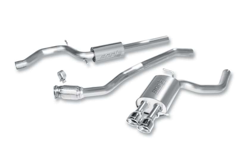 Borla — Borla 09-15 Audi A4 Quattro Base SS Catback Exhaust
Cat-Back System
ExhstSysKt - view 4
