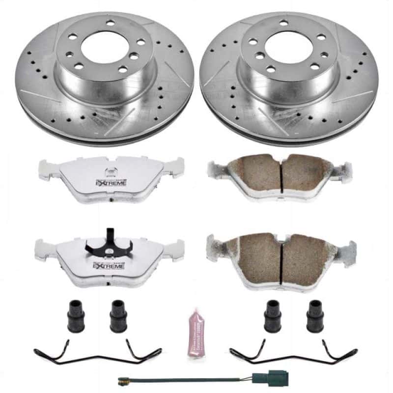 PowerStop — Power Stop 90-95 BMW 525i Front Z26 Street Warrior Brake Kit - view 1