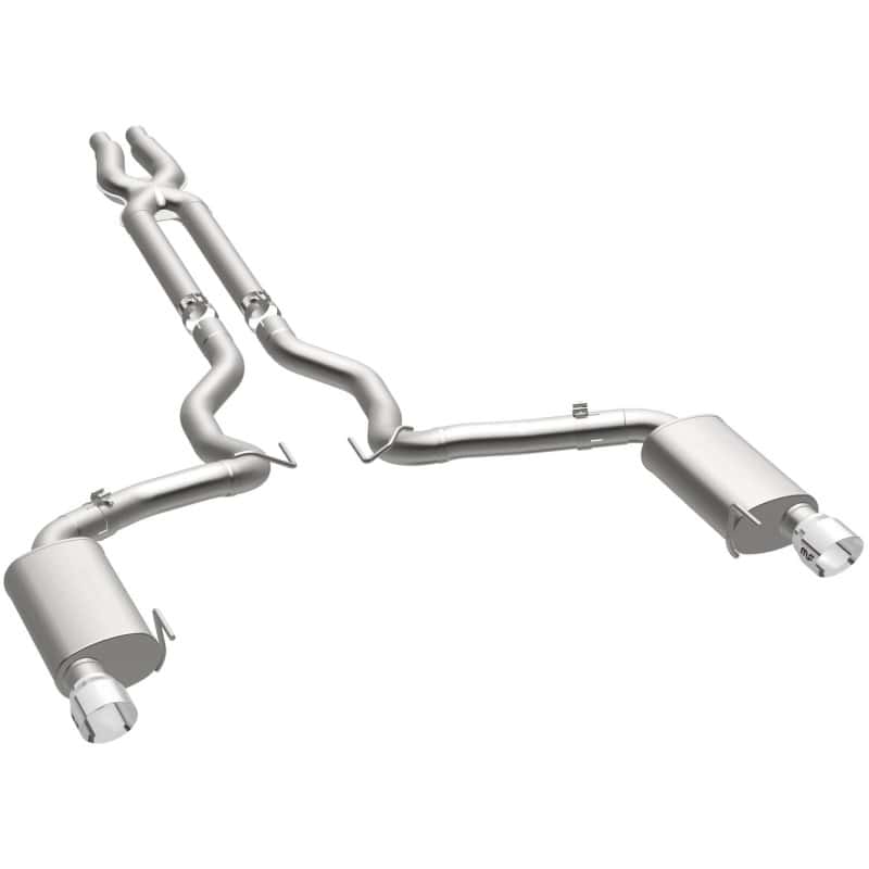 Magnaflow — MagnaFlow Cat Back, SS, 3in, Street, Dual Split Polished 4.5in Tips 2015 Ford Mustang GT V8 5.0L
Cat-Back - view 30