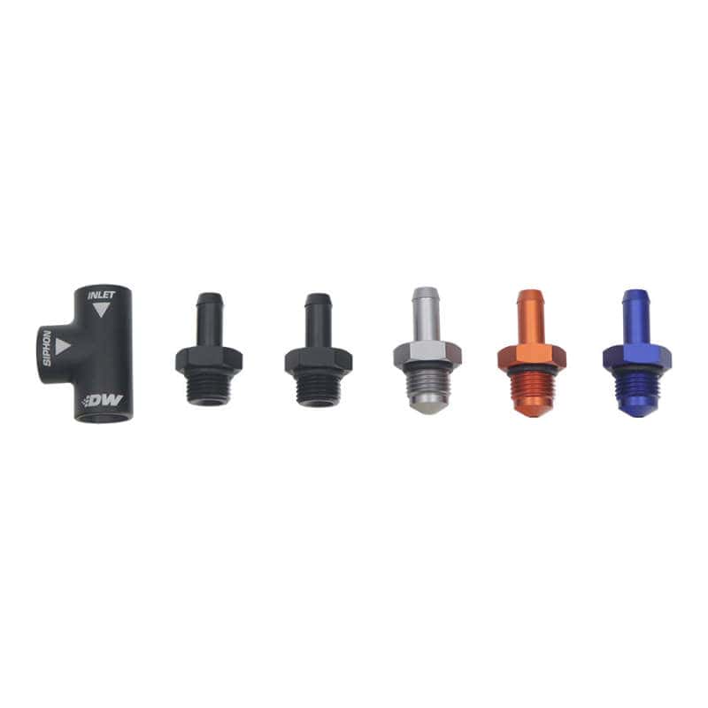 DeatschWerks — DeatschWerks Universal Venturi Siphon Jet 5/16in Hose Barb to 6AN ORB Female - Anodized Matte Black
Lines & Fittings - view 1