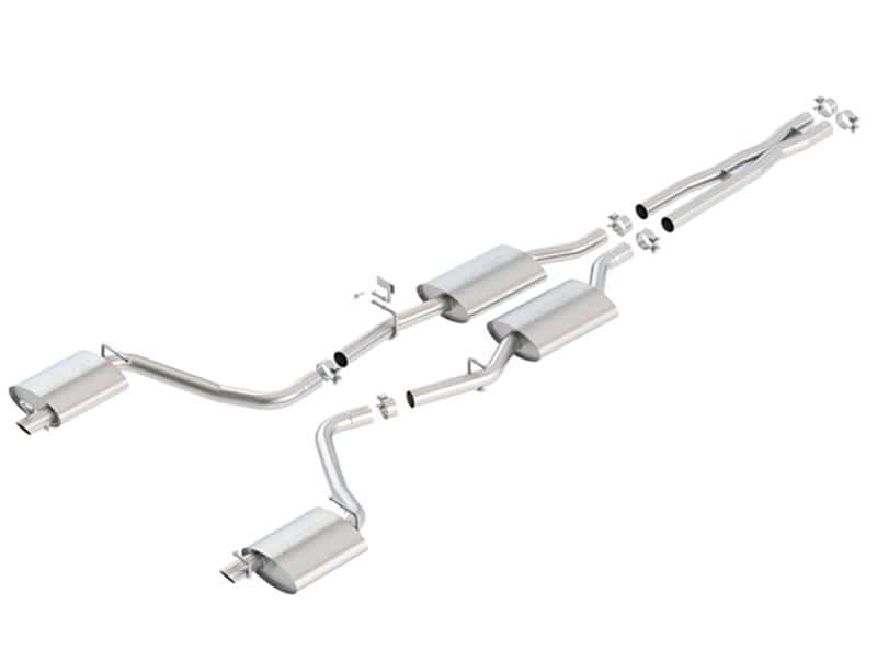 Borla — Borla 15-16 Dodge Charger 3.6L V6 S-Type Cat Back Exhaust (Uses Factory Valence)
Cat-Back System - view 1
