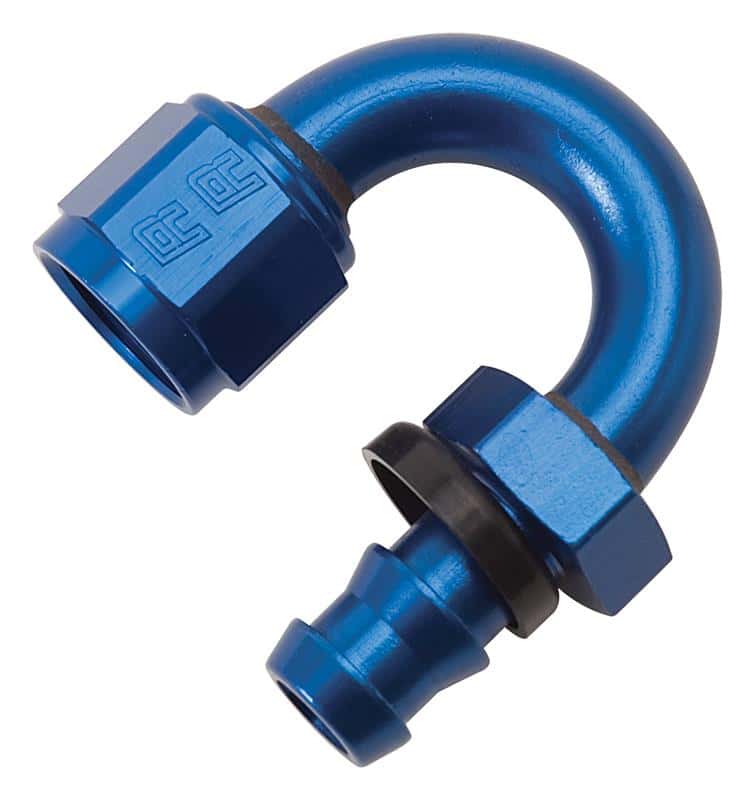 Russell — Russell Performance -10 AN Twist-Lok 180 Degree Hose End (15/16in Radius)
Hose Fitting - view 3