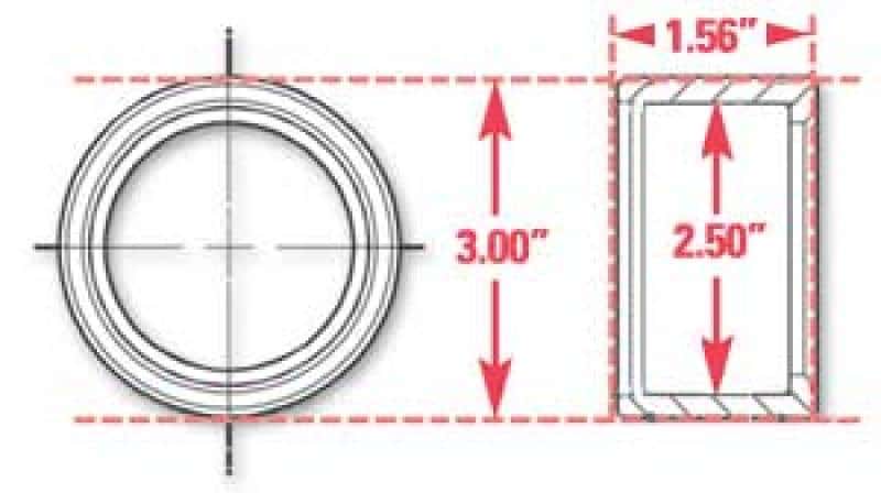 SPC Performance — SPC Performance Weld-In Ring Kit 2.50 in. ID
WELD-IN RING
FAB PART - view 3