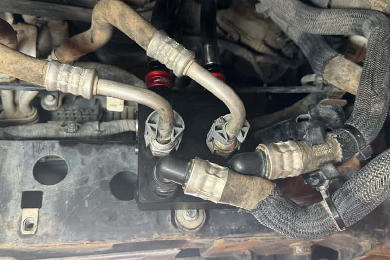 CSF — CSF 2021+ Ford Bronco 2.7L EcoBoost External Transmission Oil Cooler Kit
CSF Trans Cooler Kit - view 6