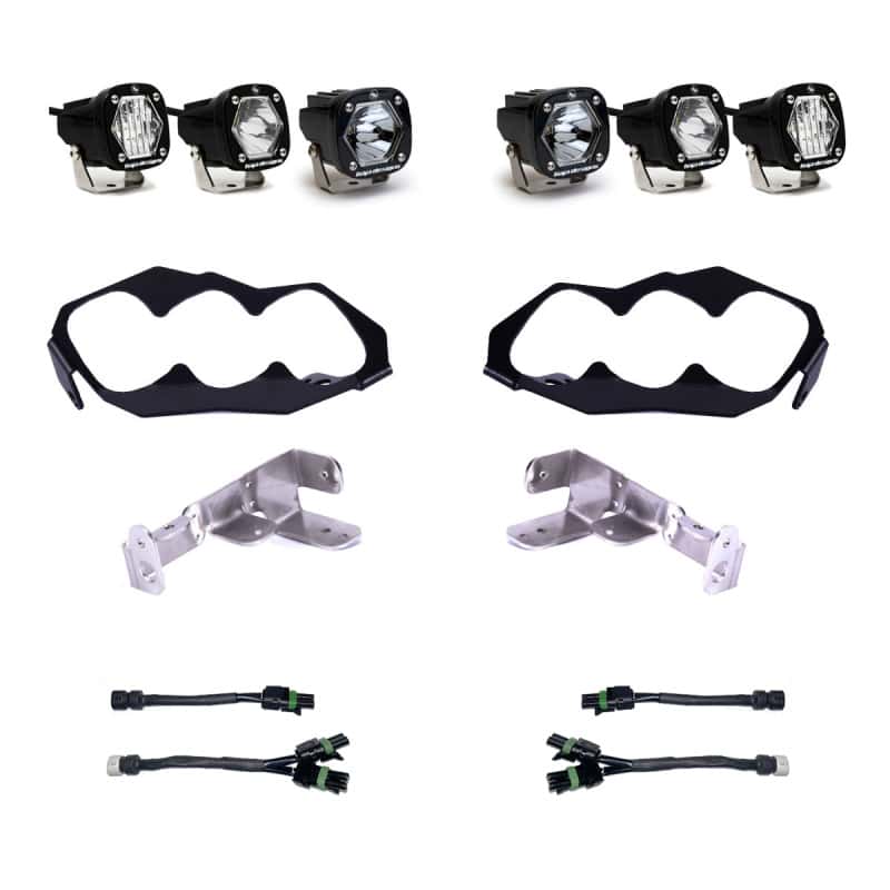 Baja Designs — Baja Designs 2024 Can-Am Maverick R Triple S1 Unlimited Headlight Kit - view 1