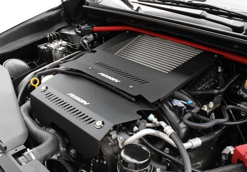 Perrin Performance — PERRIN 15-21 Subaru WRX Engine Cover Kit (Intercooler & Pulley Covers Incl.) - Black - view 6