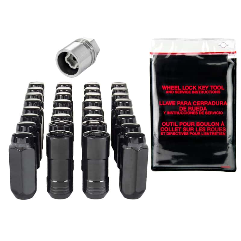McGard — McGard 8 Lug Hex Install Kit w/Locks (Cone Seat Nut) M14X2.0 / 13/16 Hex / 2.25in. Length - Black - view 5