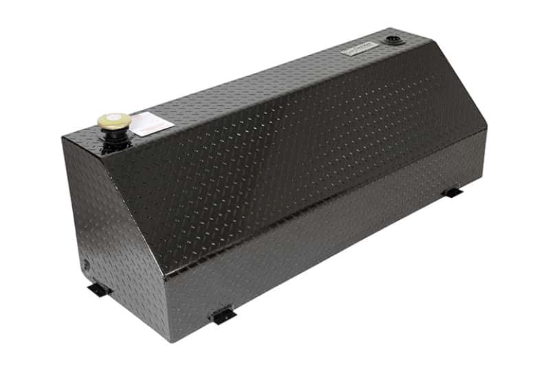 Dee Zee — Dee Zee Universal Tanks - Wedge Rectangle Black Tread Aluminum - view 2