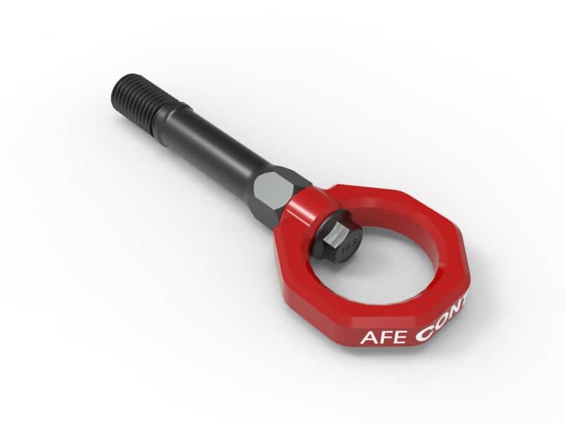 aFe — aFe CONTROL Front Tow Hook Nissan Z 23-25 V6-3.0LRed
Front Tow Hook - view 1