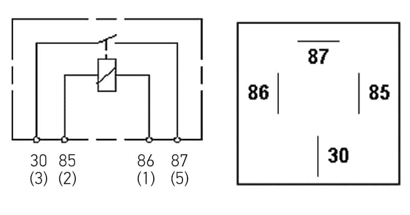 Hella — Hella Relay Mini Iso 4 Pole 12V Spst - view 11
