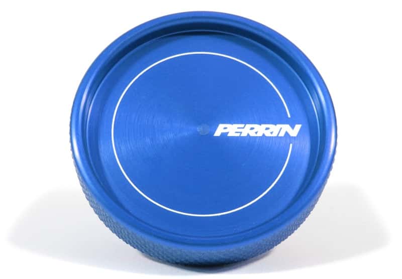 Perrin Performance — PERRIN 02-25 Subaru Impreza/WRX/STI & 13-26 Crosstrek/BRZ/FR-S/GR86/GR86 Oil Fill Cap - Blue - view 3