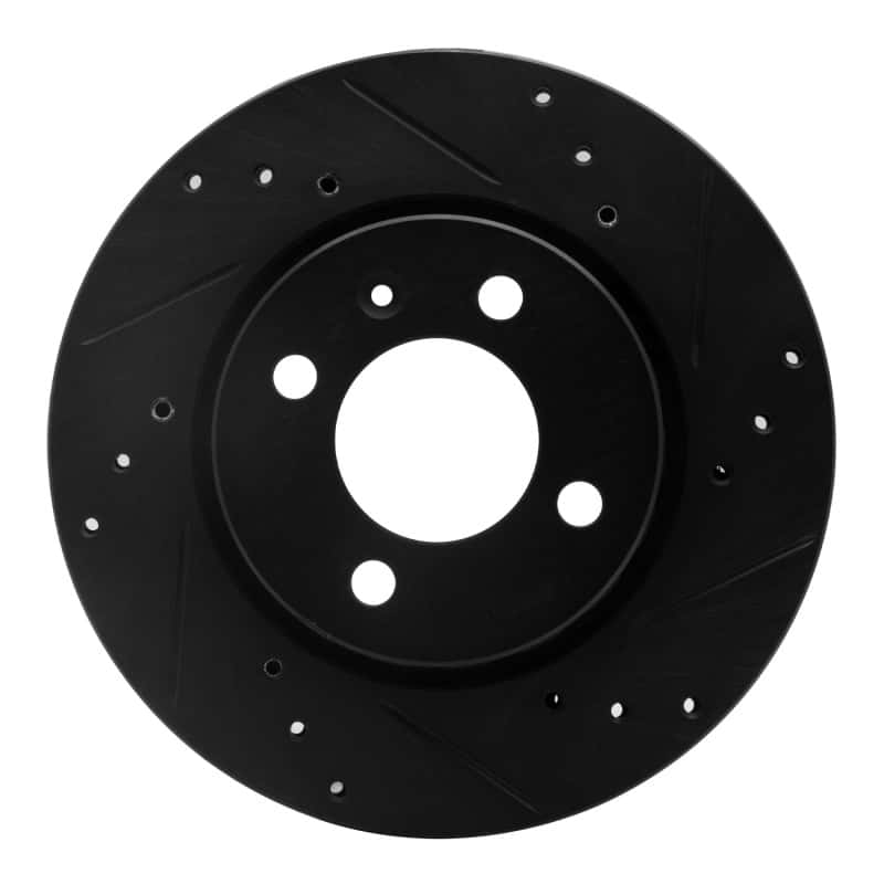 R1 Concepts — R1 09-17 Volkswagen SAVEIRO (Mexico) Front Right Drilled & Slotted Black Brake Rotor
R1 Brake Rotor Drill - view 1