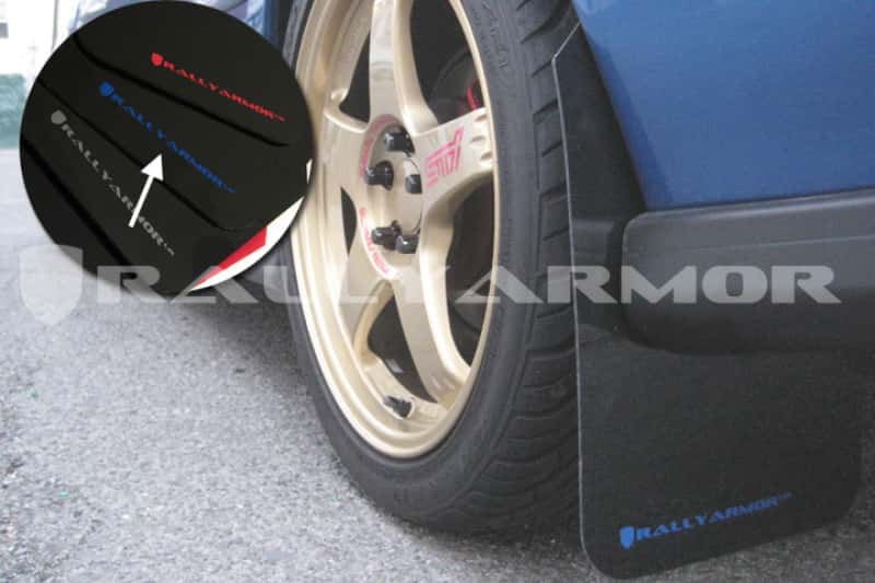 Rally Armor — Rally Armor 93-01 Subaru Impreza RS Black UR Mud Flap w/ Blue Logo
Mud Flap - view 2