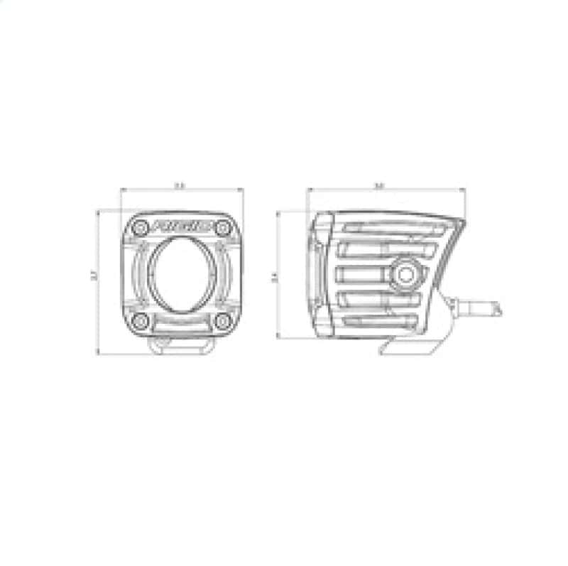 Rigid Industries — Rigid Industries Revolve Pod w/Amber Trim Ring - Pair
REVOLVE POD/2; AMB
REVOLVE POD/2, AMB - view 6