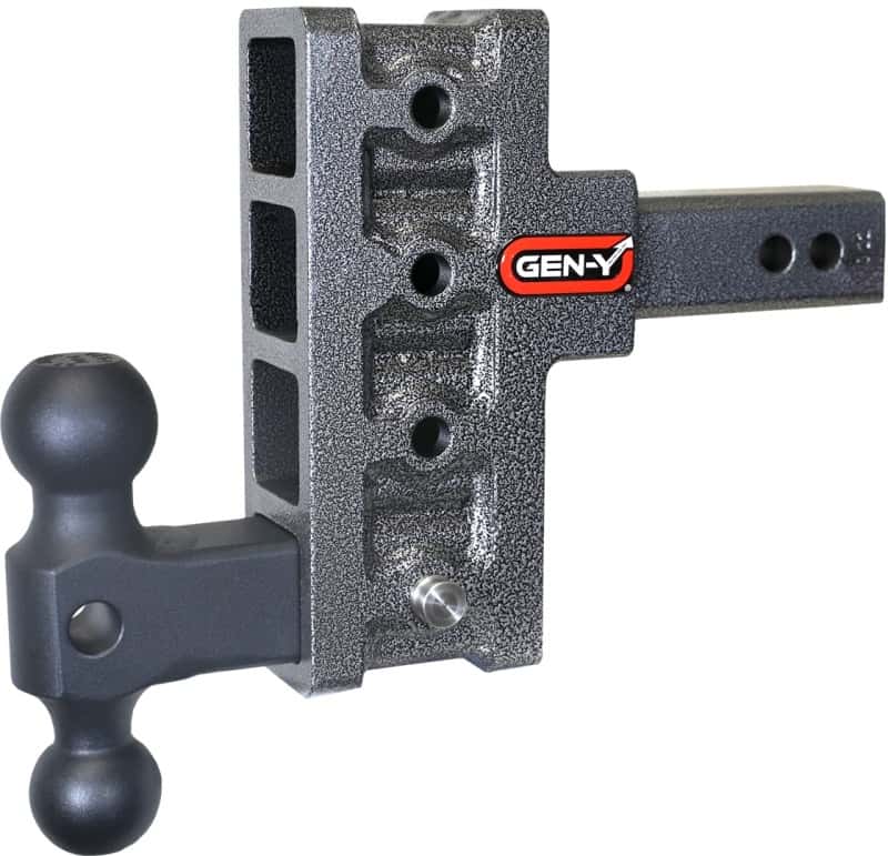 GEN-Y Hitch — Gen-Y Mega Duty 2in Shank 5in Offset Drop 1.5K TW 10K Hitch w/GH-031 Dual-Ball
Drop Hitch - view 2