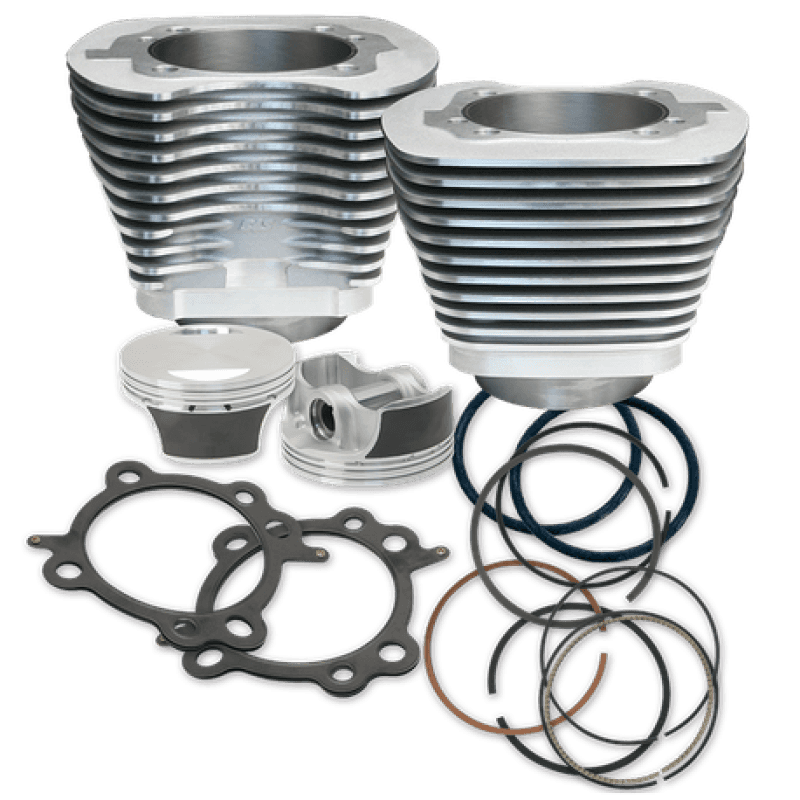 S&S Cycle — S&S Cycle 99-06 BT 97in Big Bore Cylinder Kit - Silver - view 2