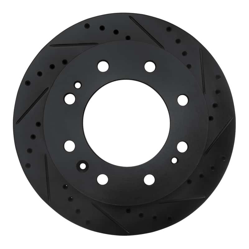 R1 Concepts — R1 11-25 Chevrolet Silverado 3500 HD Front Right Drilled & Slotted Black Brake Rotor
R1 Brake Rotor Drill - view 1