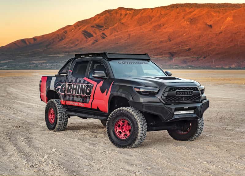 Go Rhino — Go Rhino 16-21 Toyota Tacoma Element Front Bumper with Fixed Light Bar Mount Textured Black
Element Front Bumper - view 6