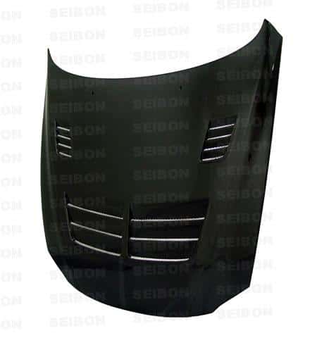 Seibon — Seibon 92-00 Lexus SC Series TSII Style Carbon Fiber Hood - view 3