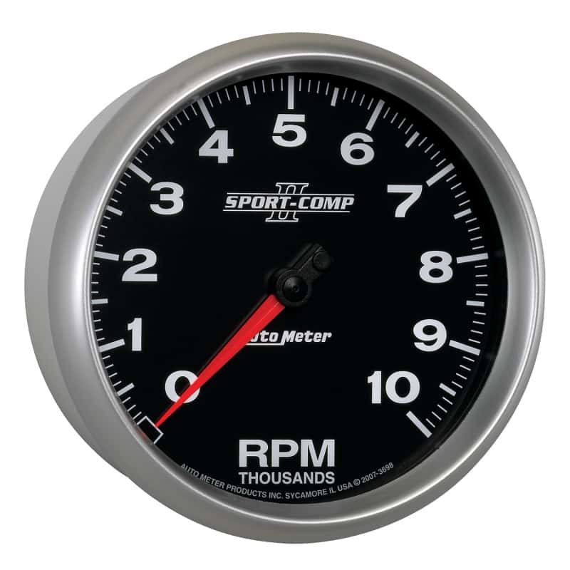 AutoMeter — Autometer Sport-Comp II 5 inch 0-10000 RPM In Dash Tachometer
5" TACH, 10,000 RPM, - view 11