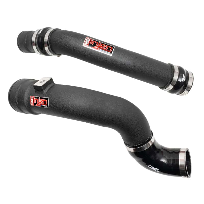 Injen — Injen 17-22 Ford F250/F/350/F-450/F-550 V8-6.7L Turbo Diesel Wrinkle Black Intercooler Piping Kit
Intercooler Pipe - view 1