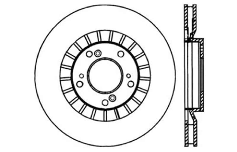 Stoptech — StopTech 00-09 S2000 Slotted & Drilled Right Front Rotor
Disc Brake Rotor
Slot/Drill Rotor - view 4