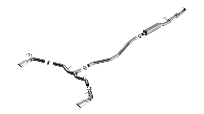 Borla — Borla 2023 Integra/22-23 Civic Si 1.5L 4 CYL. MT FWD 4DR 2.50in S-Type Catback Exhaust
Cat-Back System - view 1