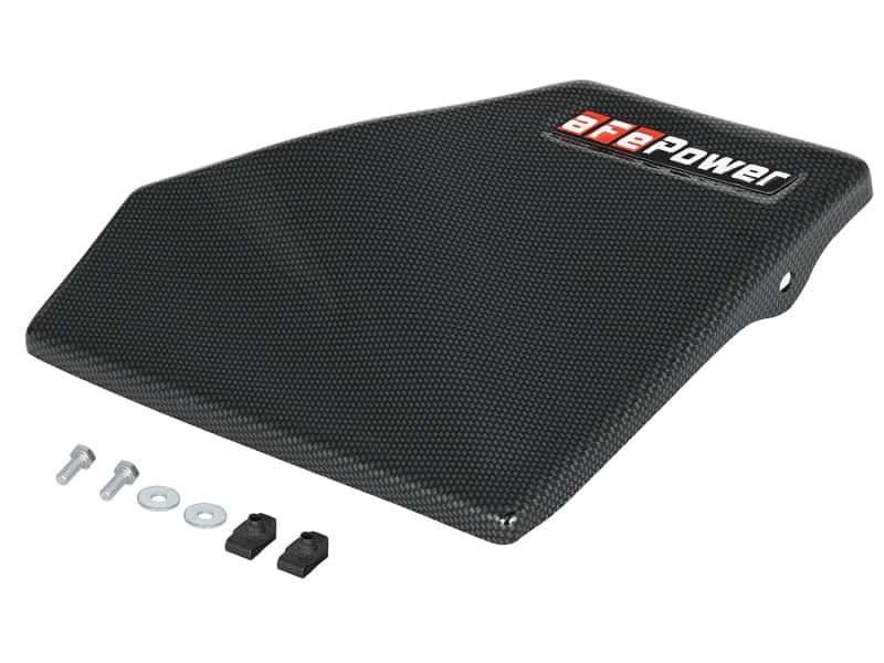 aFe — aFe MagnumFORCE Stage-2 Intake System Carbon Fiber Cover 15-17 MINI Cooper S (F55/F56) L4-2.0L (t)
Magnum FORCE Cover - view 1