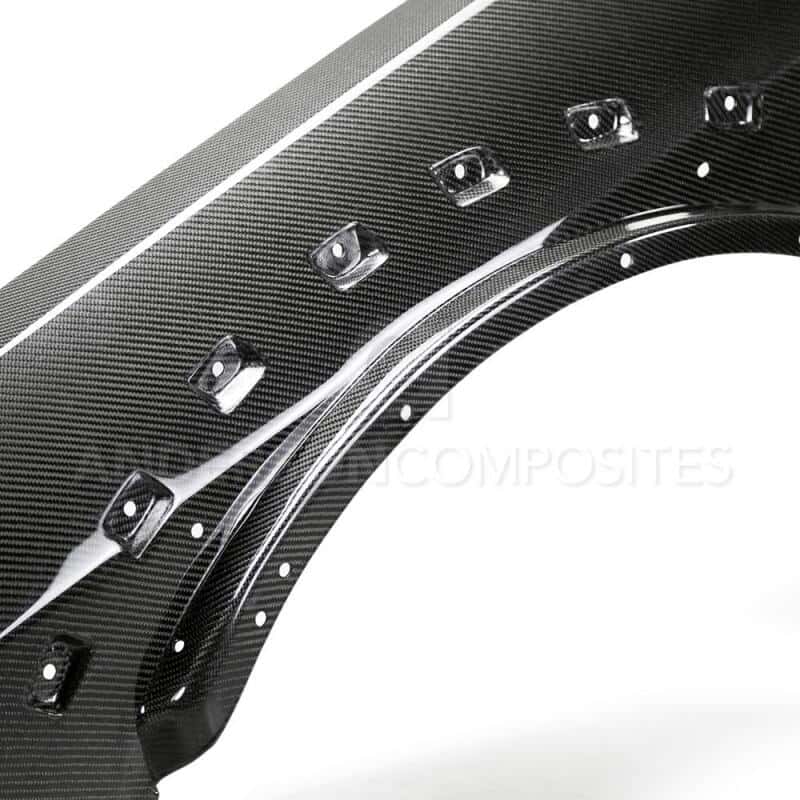 Anderson Composites — Anderson Composites 2018 Dodge Demon Carbon Fiber Front Fenders (Pair) - view 5