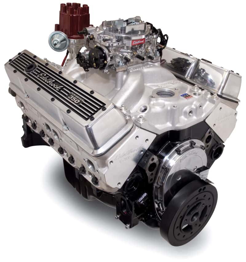 Edelbrock — Edelbrock Crate Engine Edelbrock 9 0 1 Performer E-Tec No Water Pump As Cast
CRATE ENGINE - view 2