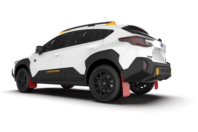 Rally Armor — Rally Armor 24-26 Subaru Crosstrek (Wilderness Only) Red UR Mud Flap W/White Logo - No Drilling Req
Mud Flap - view 4