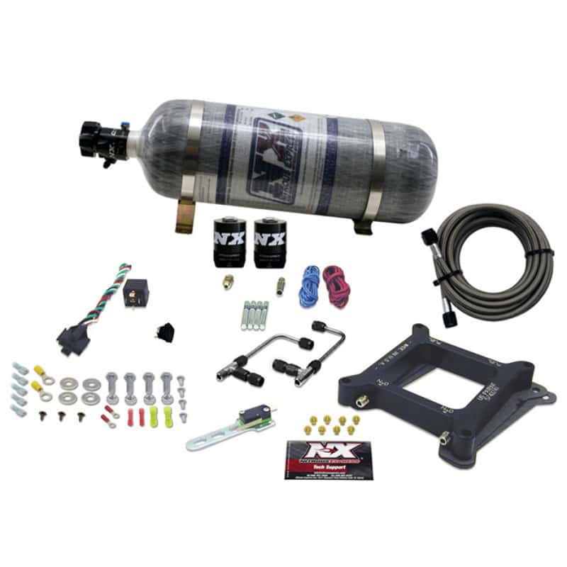 Nitrous Express — Nitrous Express 4150 Gemini Pro-Power Alcohol Nitrous Kit w/Composite Bottle
Injection System Kit
N2OSys - view 2