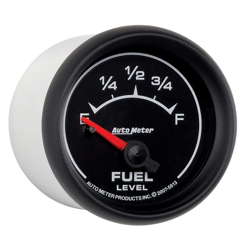 AutoMeter — AutoMeter Gauge Fuel Level 2-1/16in. 0 Ohm(e) to 90 Ohm(f) Elec Es
GA 2" FUEL 0-90 ES - view 6