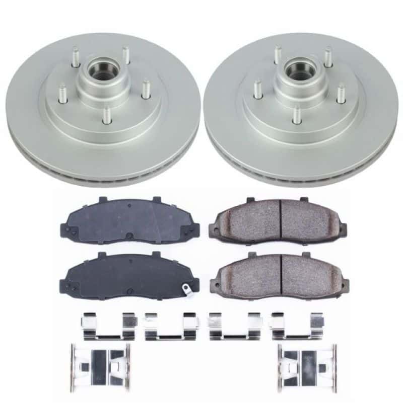 PowerStop — Power Stop 97-00 Ford F-150 Front Z17 Evolution Geomet Coated Brake Kit - view 1