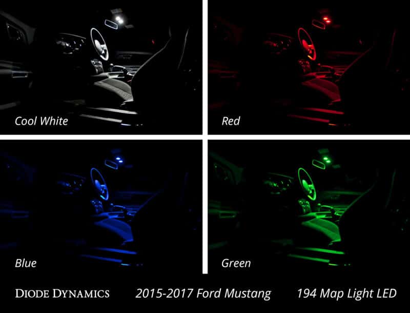 Diode Dynamics — Diode Dynamics Mustang Interior Light Kit 15-17 Mustang Stage 1 - Red - view 4