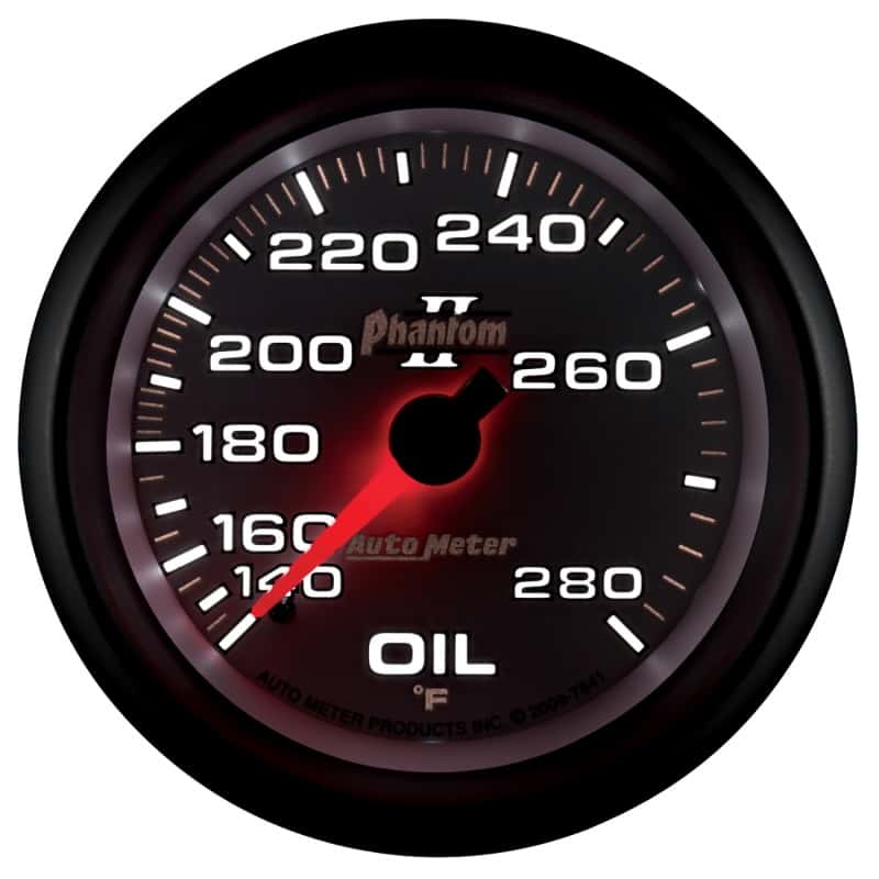 AutoMeter — AutoMeter Gauge Oil Temp 2-5/8in. 140-280 Deg. F Mechanical Phantom II
2-5/8" OIL TEMP, 14 - view 9