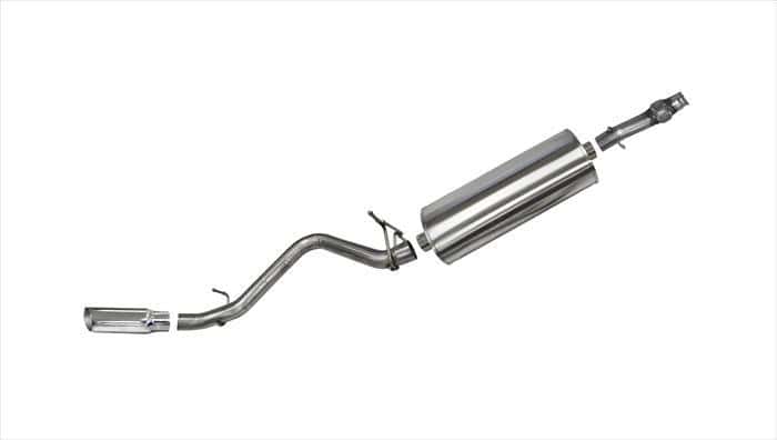 CORSA Performance — Corsa 2014-19 Chevy Silverado 1500 Reg Cab/Standard Bed 5.3L Sport Cat-Back Single Side Exit Exhaust
Exhaust - view 3